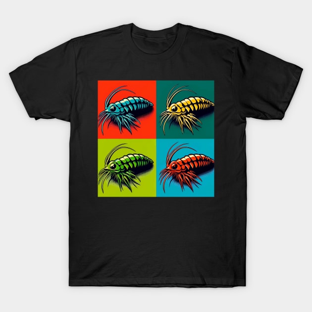 Pop Zooplankton Art - Trendy Marine Life T-Shirt by PawPopArt